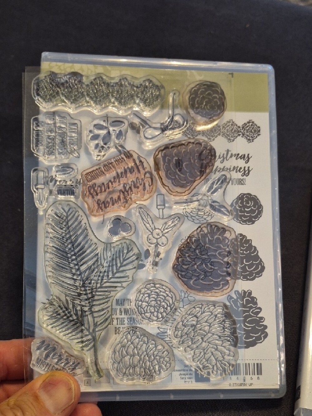 Stampin' Up! Greetings of the Season Stamp Set - Black &‎ White - Picture 5 of 6